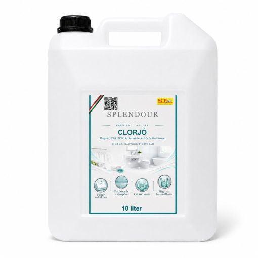 Clorjó fehérítő- és tisztítószer 10 liter, extra - 18% hypo-tartalom